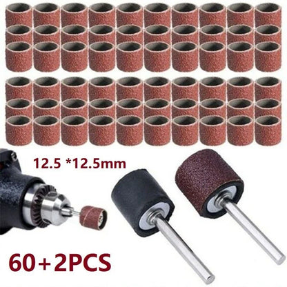 60pcs 150 Grit Sanding Belts for Jewelry Polishing Tools (1/2in x 1/2in)