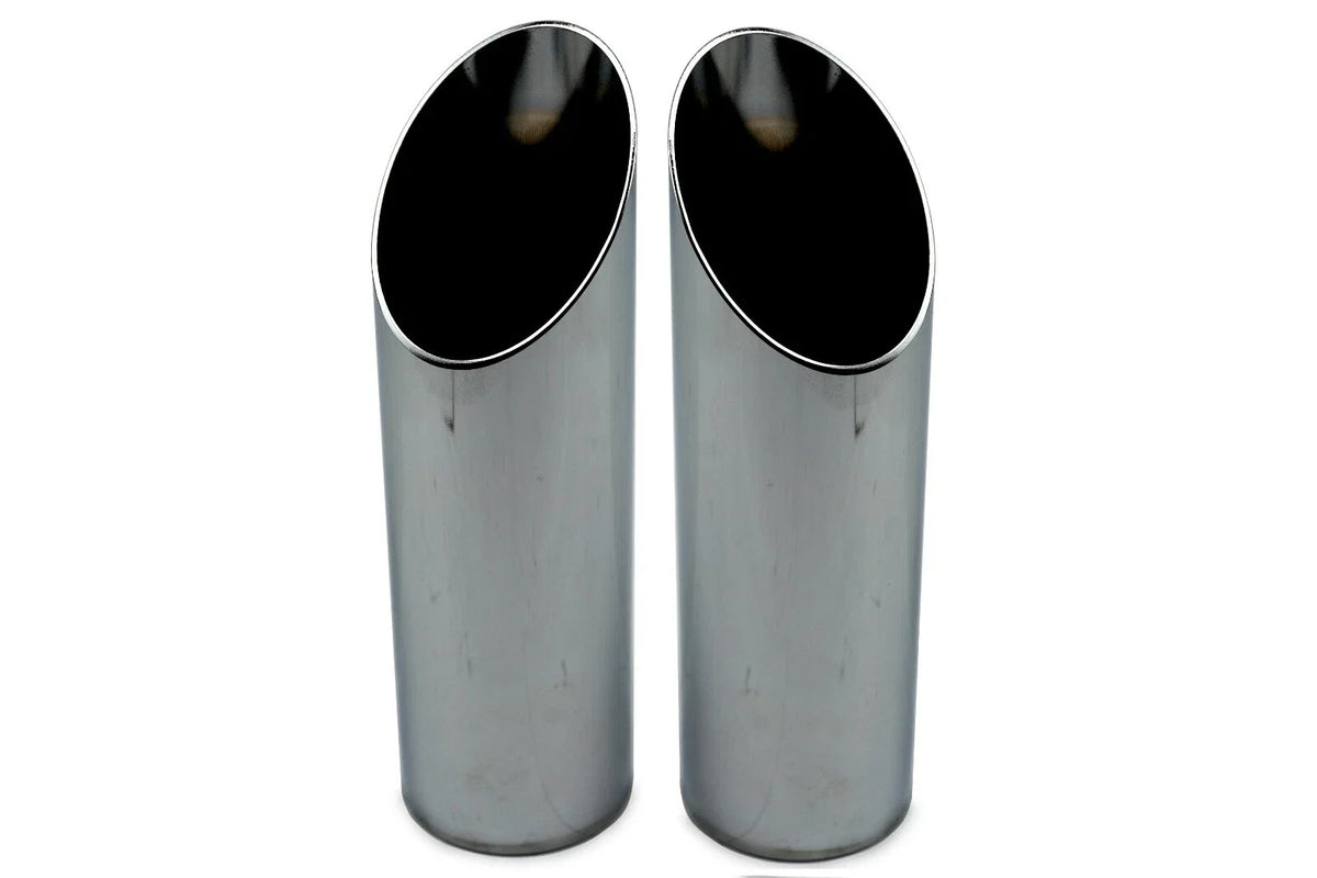2.5" Dual Exhaust Kit for Chevy Avalanche (2001–2006) C Exit No Muffler SW Tip