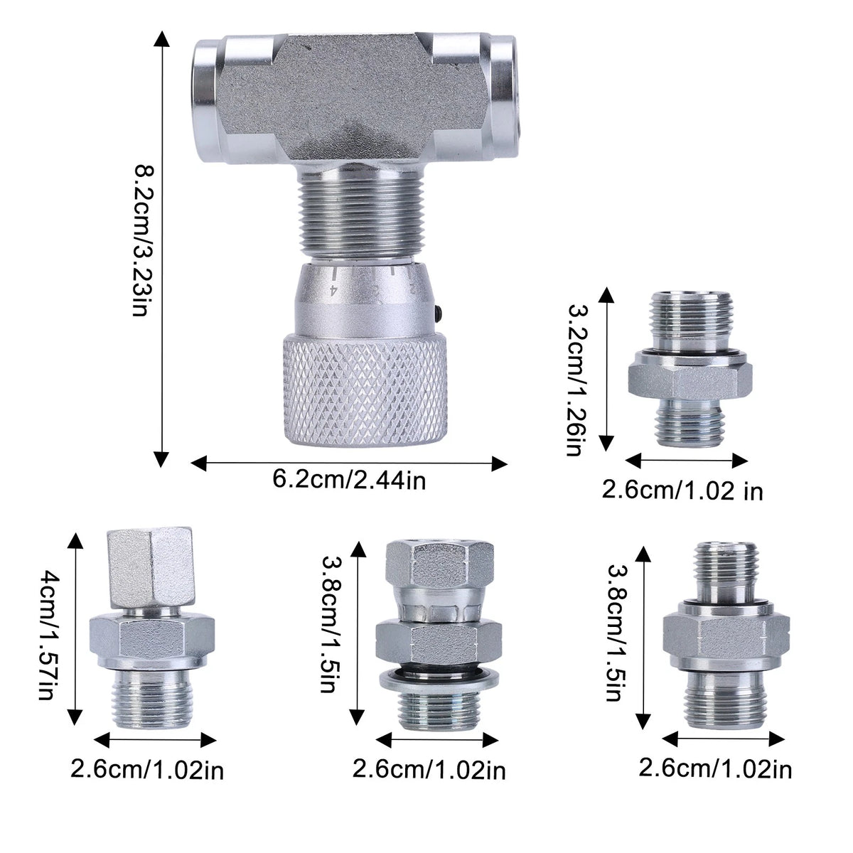 3/8" Hydraulic Flow Control Valve for Mini Excavator