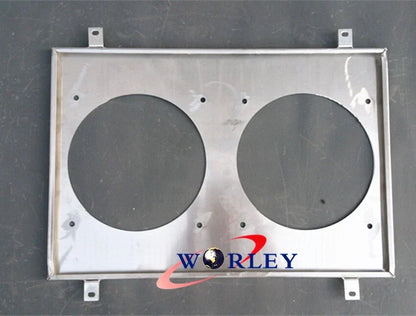Aluminum Shroud & Fans for Ford Falcon XC XD XE XF V8 & 6 Cylinder (1972-1996)