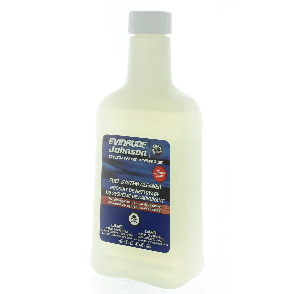 16oz Fuel Systems Cleaner for Johnson Evinrude OMC Outboard Motor (0764687)