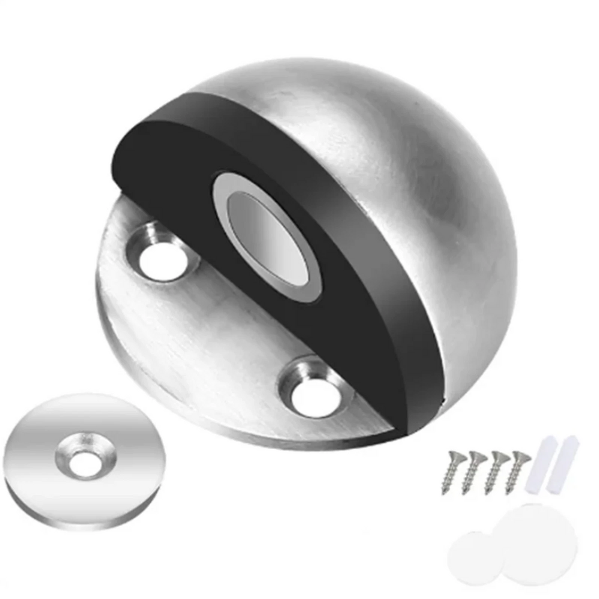 Stainless Steel Floor Mounted Magnetic Door Stopper for