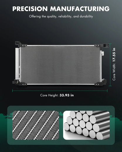 Aluminum AC Condenser for Toyota Corolla (2019–2023) Lexus UX200 (2019–2022)