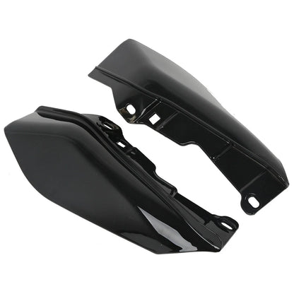 Black Mid-Frame Air Deflectors for Harley Touring Road Street Glide (2009–2023)