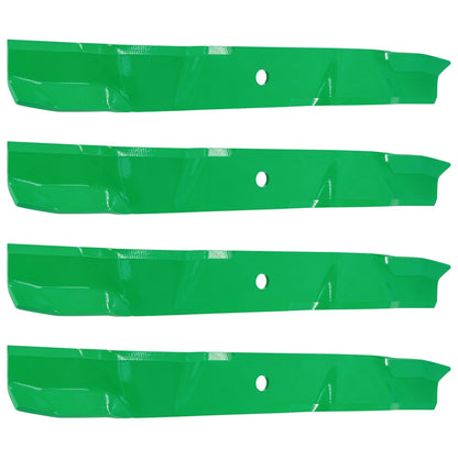 Set of 4 Mulching Blades for Hustler FasTrak SD Raptor XD EX X XL (794214, 794214X)