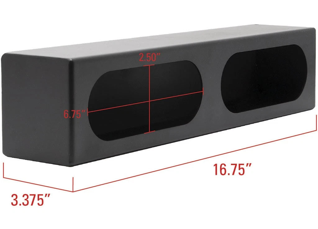 Set of 2 Trailer Taillight Housing for Extreme Max 5001.5905 (Fits 6" Oval LED)