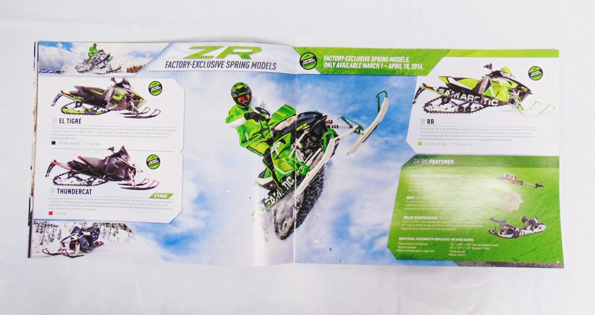 Sales Catalog for Arctic Cat Snowmobile (2017) - Part Number 5274-009