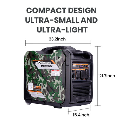 5500 Watt Portable Inverter Generator for Gasoline Power (Electric Start)