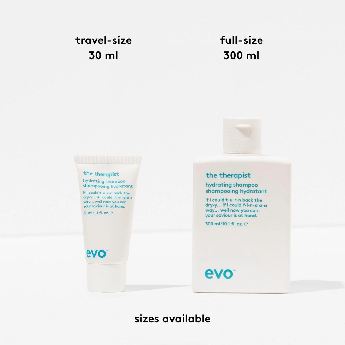 Hydrating Shampoo for Dry Hair (10.1 Fl Oz) - EVO The Therapist