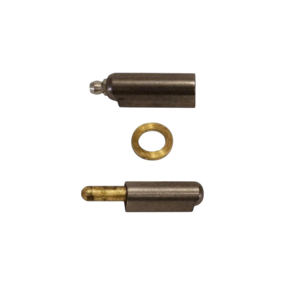FBP080GF Steel Weld-On Bullet Hinge 0.61" x 3.15" with Brass Pin & Grease Fitting