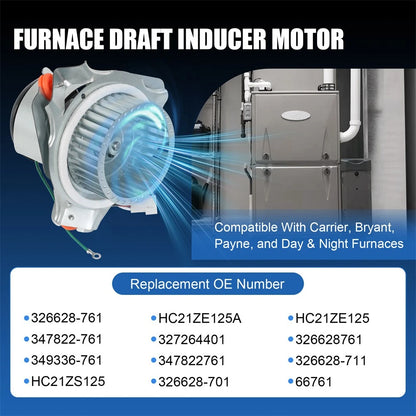 Furnace Draft Inducer Motor Assembly for Carrier