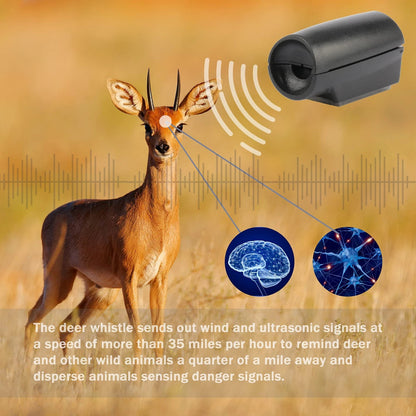 4X Car Deer Whistle Warning for Horn Unit