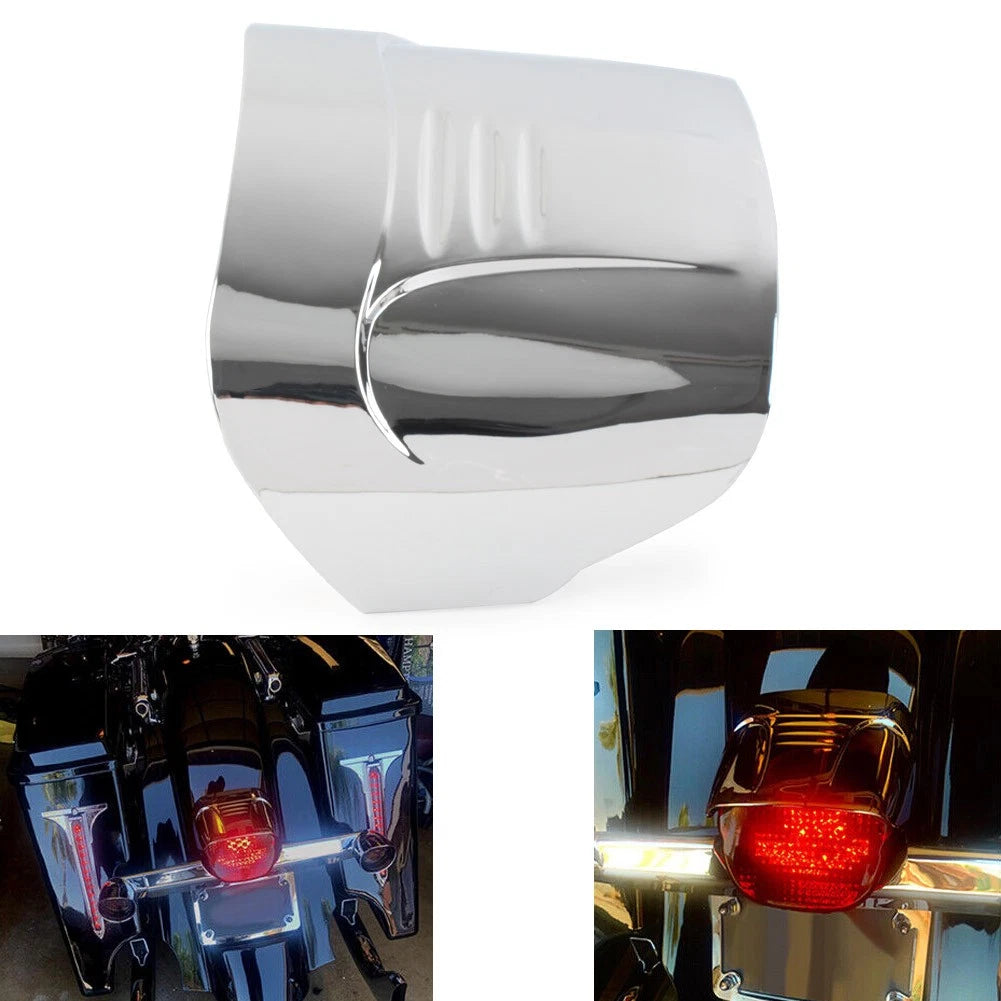 Tail Light Visor Cover for Harley Dyna, Softail, Tour Glide, Road King