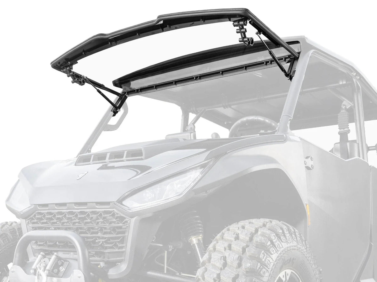 Scratch-Resistant Flip Windshield for Segway Fugleman UT10/Crew Cab (2020–2023)