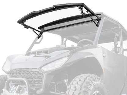 Scratch-Resistant Flip Windshield for Segway Fugleman UT10/Crew Cab (2020–2023)