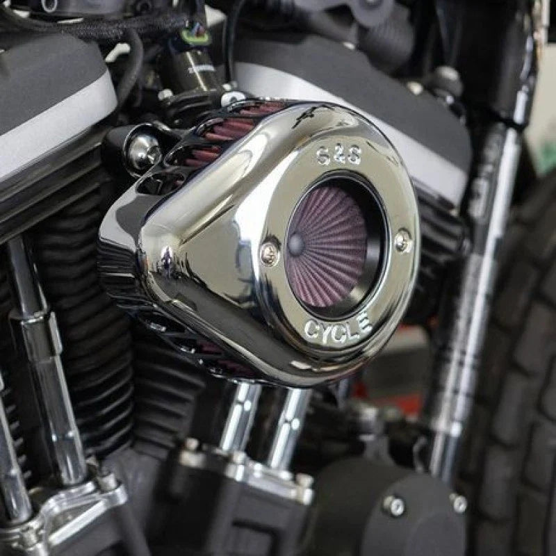 S&S Cycle Stealth Air Stinger w/ Chrome Teardrop for XL Models (2007–Present)