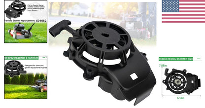 Rewind Recoil Starter for Lawn Mowers (103M02, 104M02)