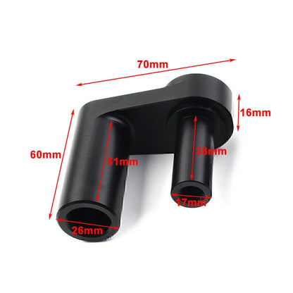 1.625" Moto Black Handlebar Risers for BMW R1200RT R1250RT (2014-2023)