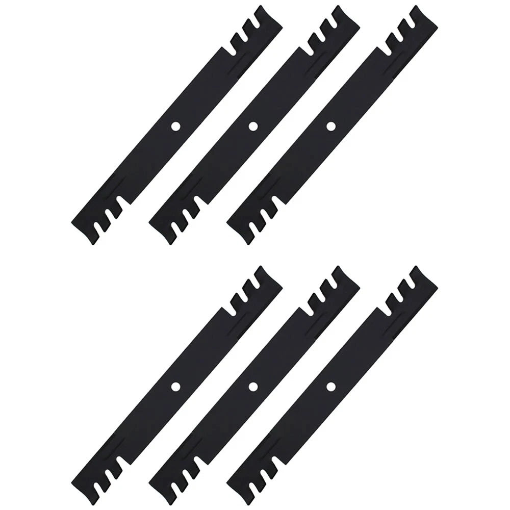 6X Toothed Mower Blades for AYP (Fits 531307235)