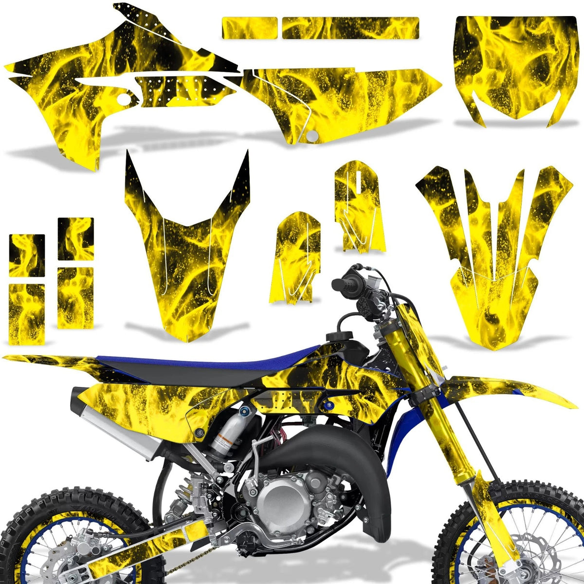 Graphics Stickers +NP/RIM Decals for Yamaha YZ 65 (2018–2021)