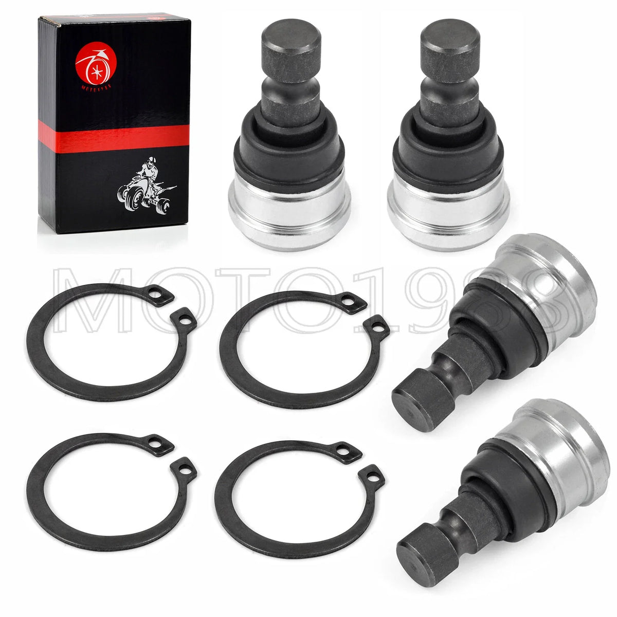 4x Ball Joint U/L for Polaris Sportsman 550-1000 XP/X2/Touring (2008–2013)