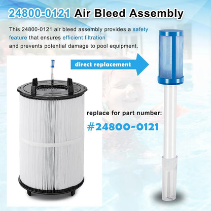 24800-0121 Air Bleed for Pentair Sta-Rite System 2 PLM Pool Spa Sand Filter
