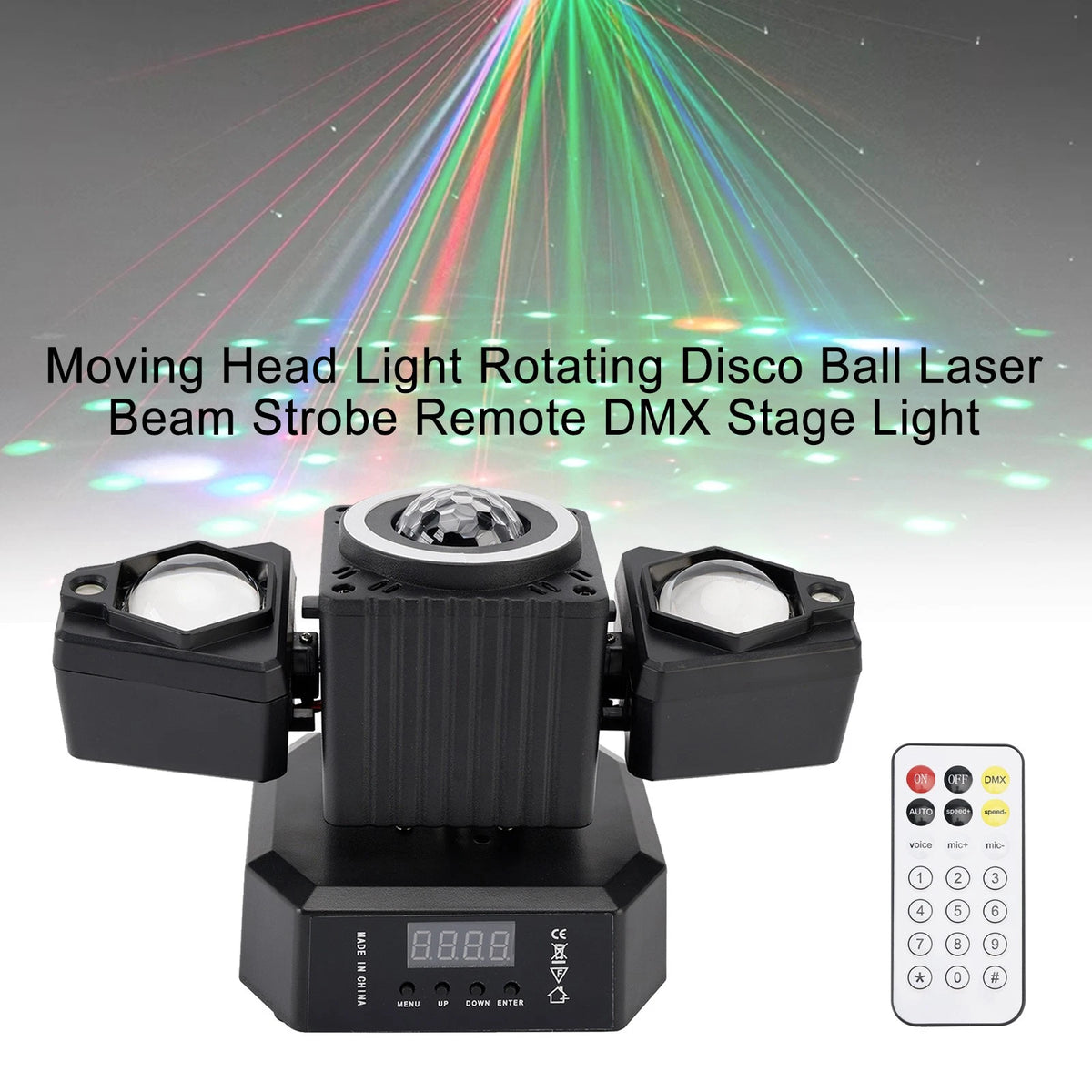 Moving Head Light for DMX Stage Use (L001-A138-US)