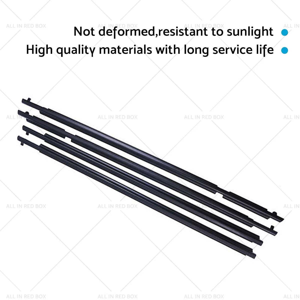 4 x Weatherstrip Trim Seal Strips for Toyota RAV4 (2009-2012)