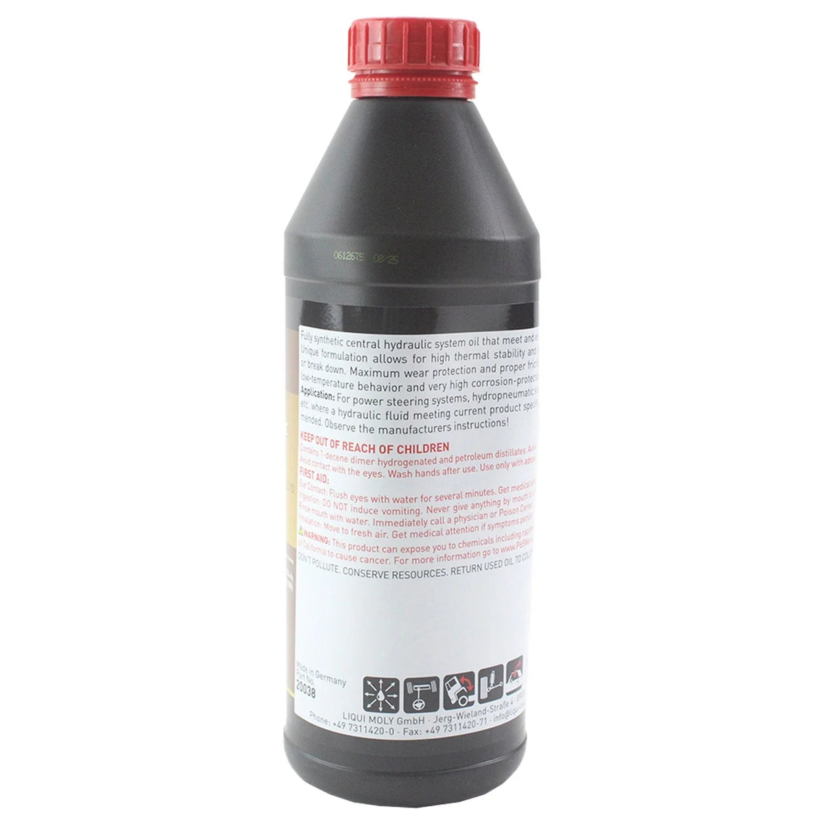 Set of 4 Liqui Moly Hydraulic Oil for Central Hydraulic System (4L)