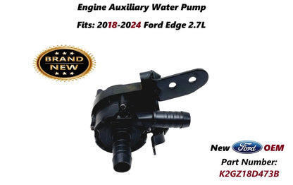 Auxiliary Water Pump for Ford Edge 2.7L (2018–2024) K2GZ18D473B