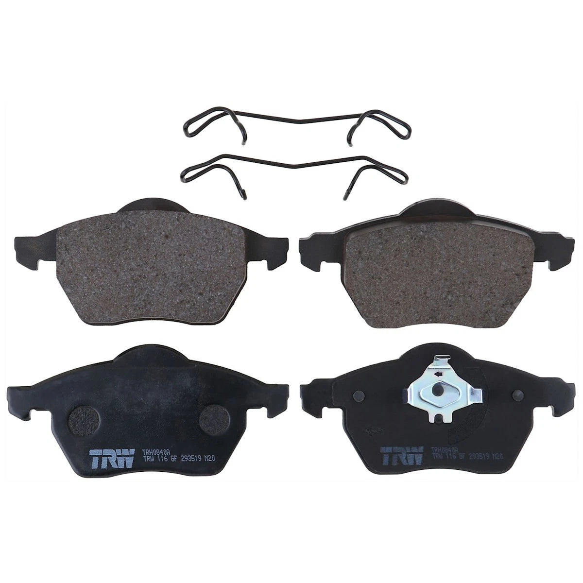 Set of 4 TRW Brake Pad Sets for Volvo C70 (1998–2004) SET-TRWTRH0840A-A
