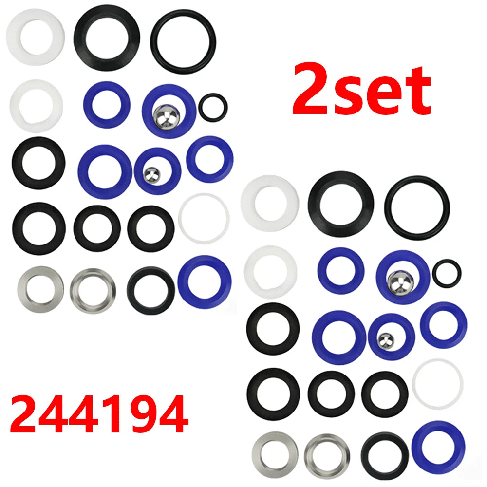 Set of 2 Pump Repair Packing Kit for Airless Paint Spray 390 395 490 495 595