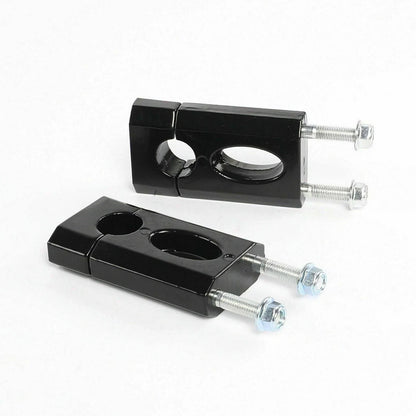 Set of 2 Black Handlebar Mount Clamps Risers 7/8" for Honda XR50 CRF50