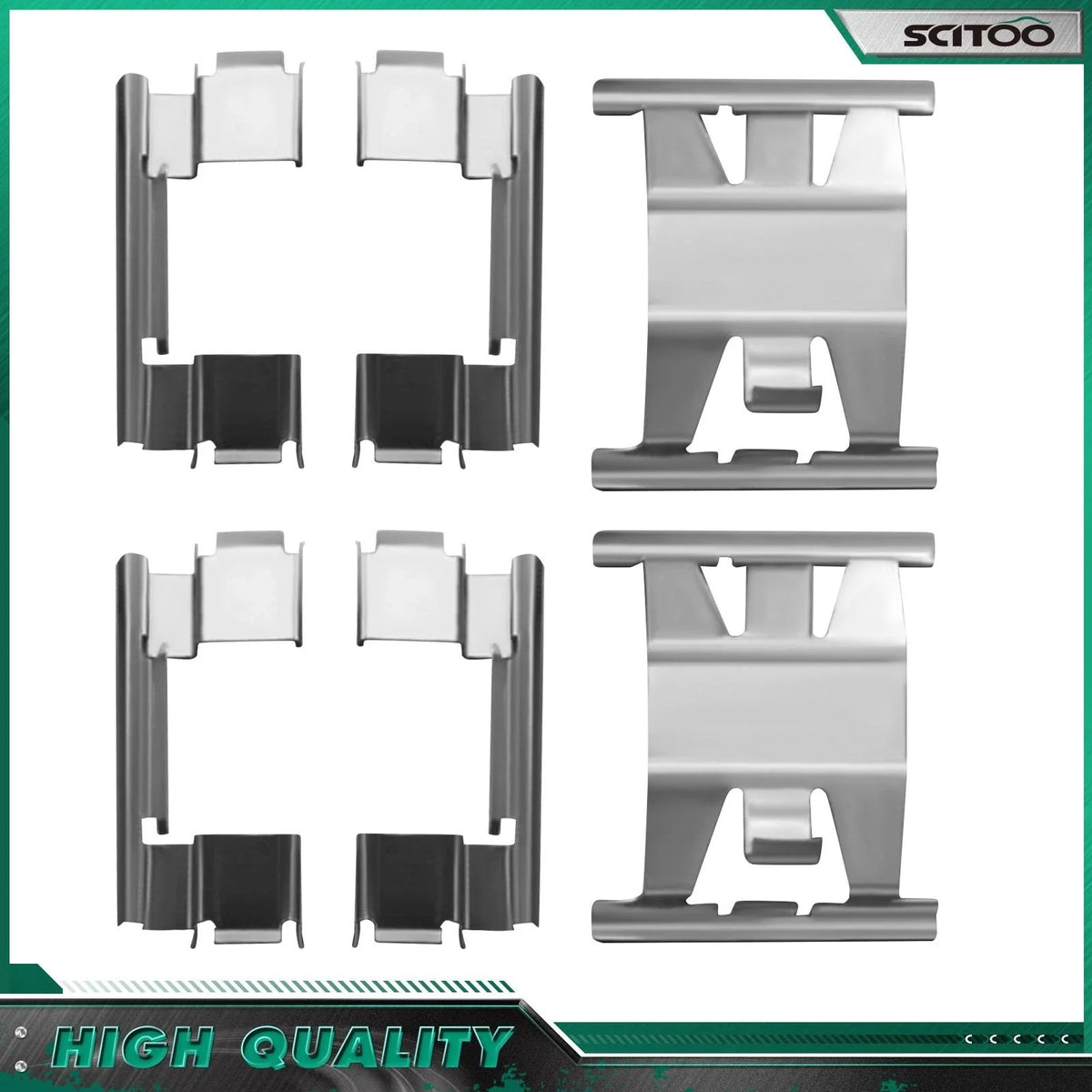 Front Brake Calipers & Ceramic Pads Kit for Ford F-150 (1997–2003)