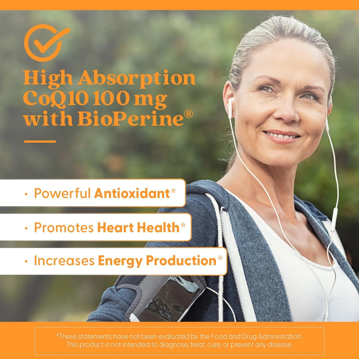 High Absorption CoQ10 for Doctor's Best (120 Count)