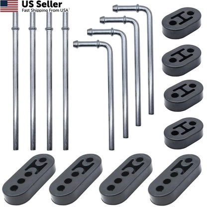 16PCS Exhaust Hanger Rods for Universal Applications (No Specific Years)
