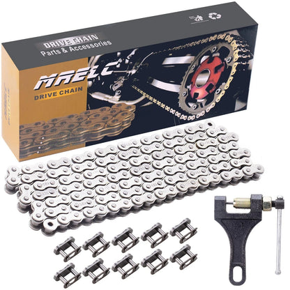 420 Motorcycle Chain 132 Links for 50cc 125cc Dirt Bike ATV Go Kart