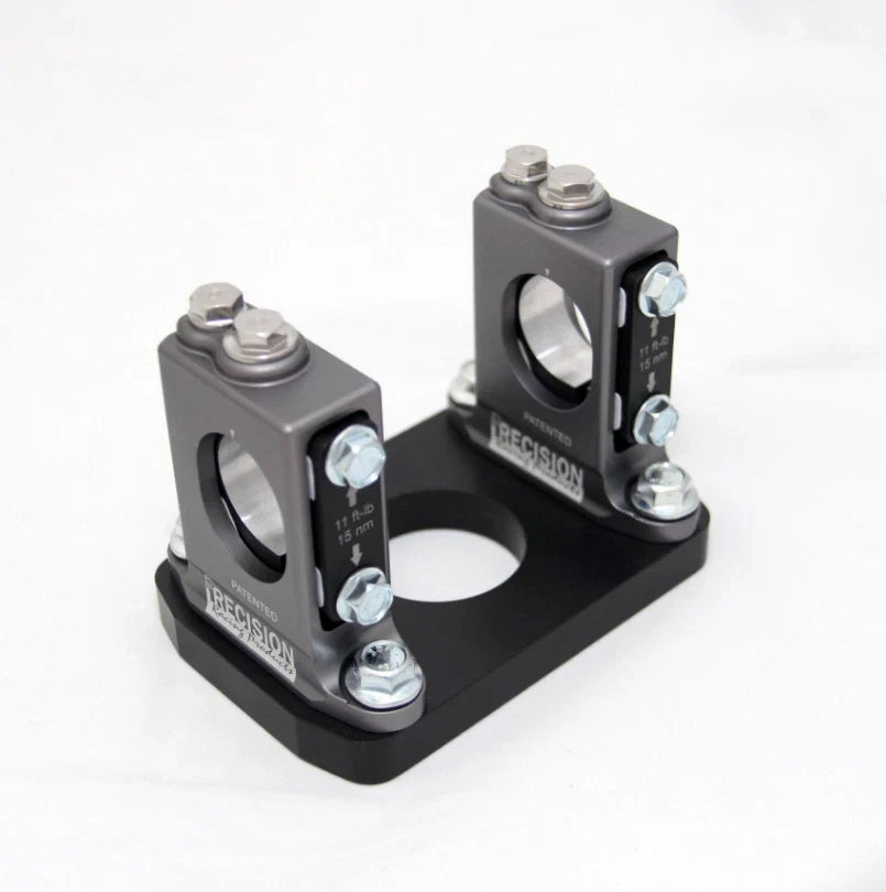 Precision Shock and Vibe Handlebar Clamps for Yamaha YFZ450 (2007–2009)