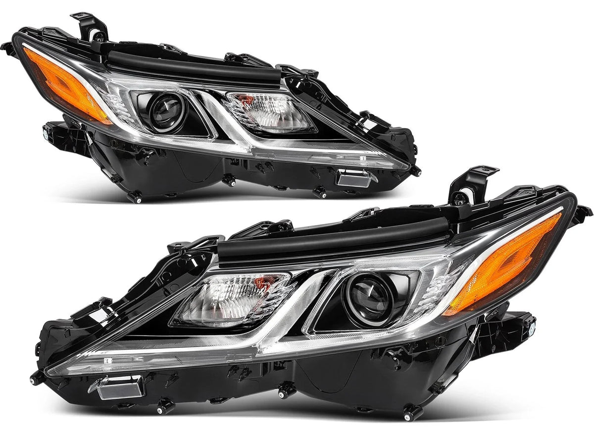 Set of 2 LED Headlights w/Bulb for Toyota Camry LE SE L TRD (2018–2024)