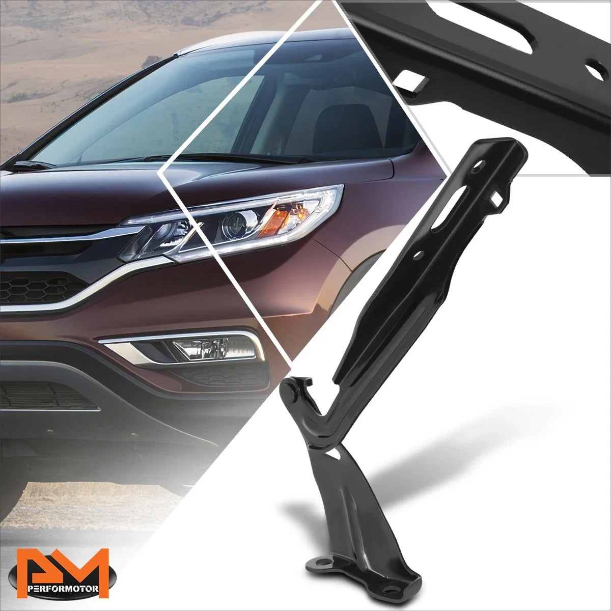 Left Driver Side Steel Engine Hood Hinge for Honda CR-V (2012–2016)