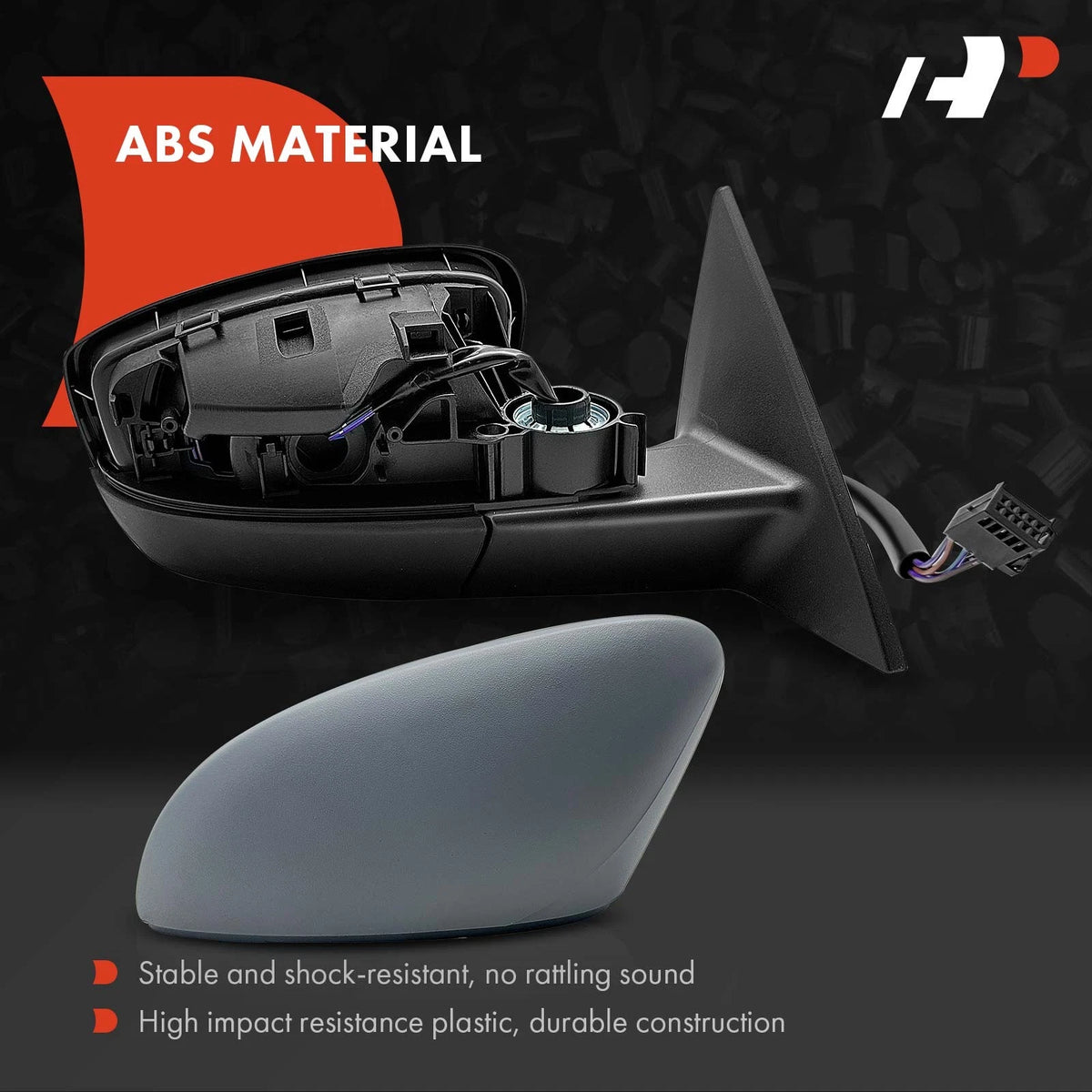 Power Heated Passenger Mirror for VW Beetle (2013) - 5C1857508AC9B9, 5C1857508P9B9, 5C6857522K, VW1321149