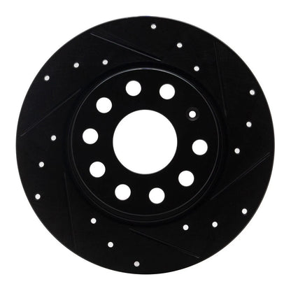 Rotor Set for Volkswagen e-Golf (2015–2019) | Drilled and Slotted | ALX-PAU-DF-8002-74039-CLA8