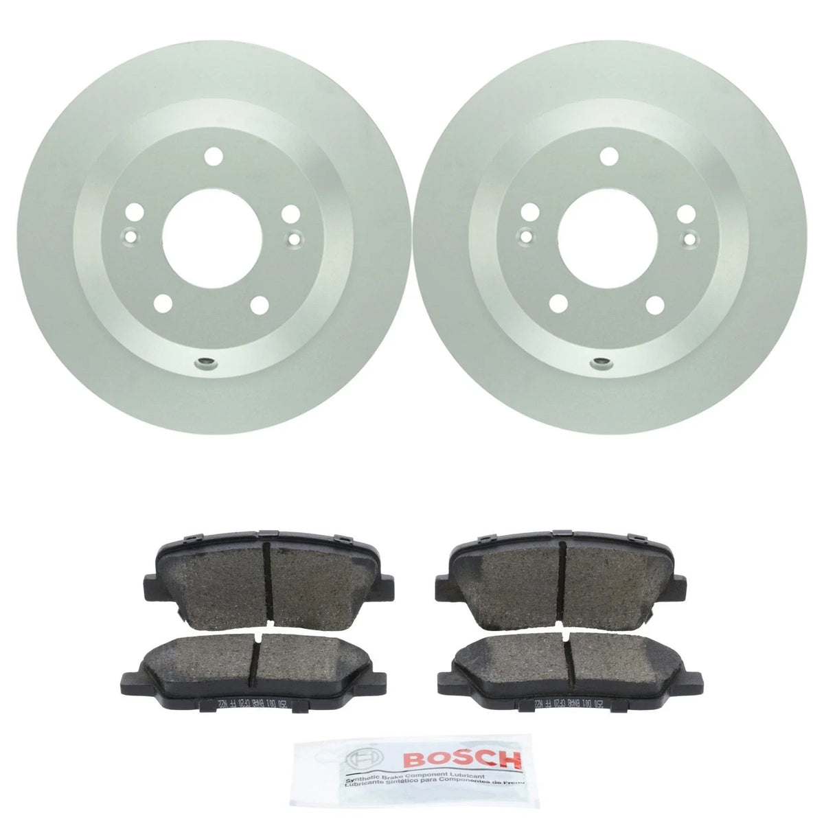 Disc Brake Rotors & Ceramic Brake Pads Kit for Santa Fe Sorento (2013–2019)
