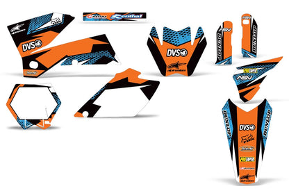 Dirt Bike Graphics Decals for KTM SX EXC MXC SMR 125 200 300 525 560 (2005–2007)