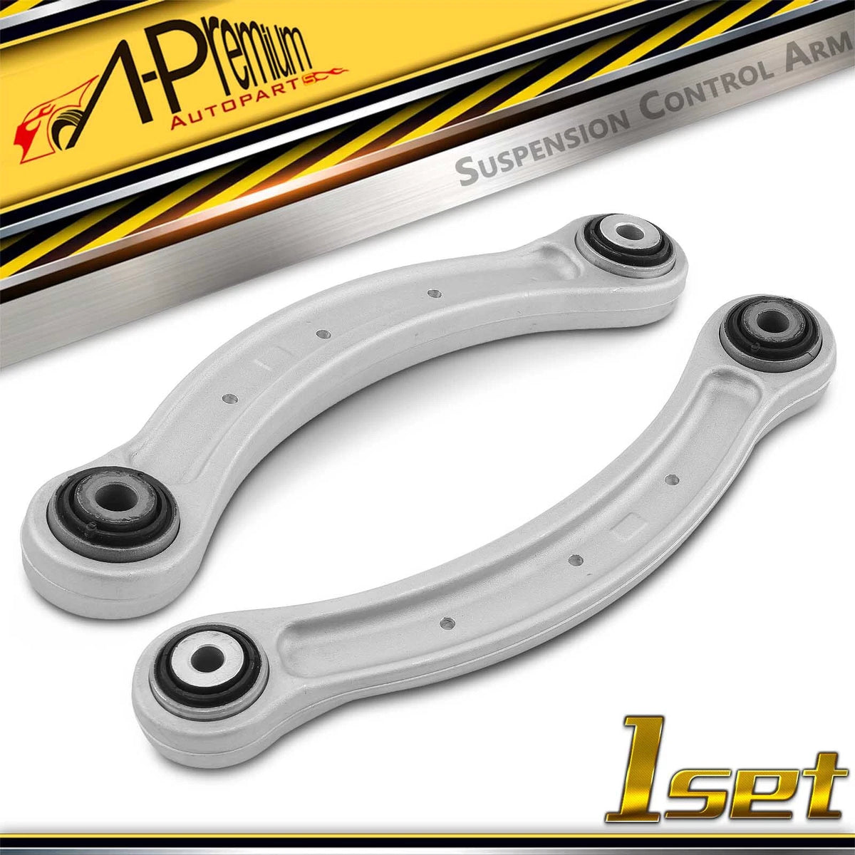 2X Rear Upper Forward Control Arm for Porsche Cayenne (2003–2010) - 7L0505323A, 95533104710, 521509