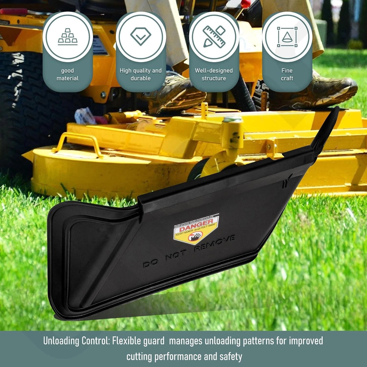 Discharge Shield for Grasshopper Mower (422042)
