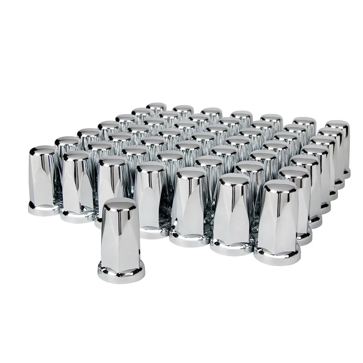 Chrome Lug Nut Covers 33mm Push-On for Ford F-150 60-Pack (1974–2023)
