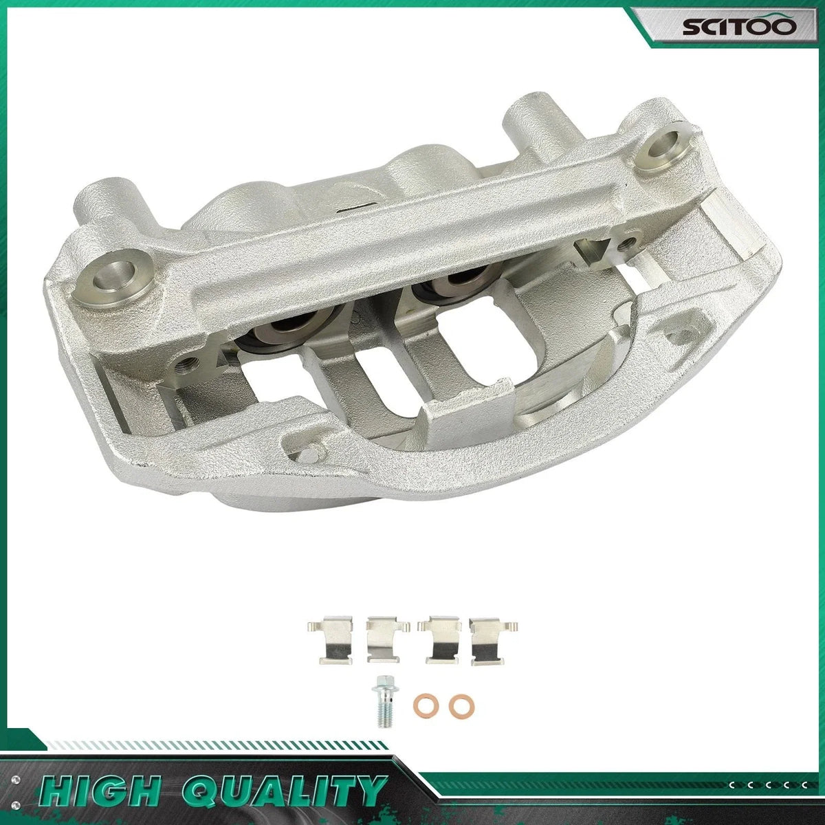 Rear Left Brake Caliper w/ Bracket for Chevrolet Silverado 2500 HD (2011–2019)