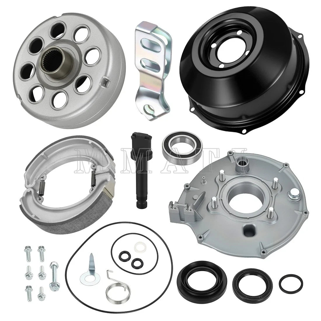 Rear Brake Panel & Drum & Cover Shoes for Honda Fourtrax 300 (1988–2000)