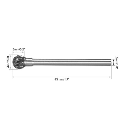 Tungsten Carbide Rotary Files Set for Automotive Use (1/8" Shank)